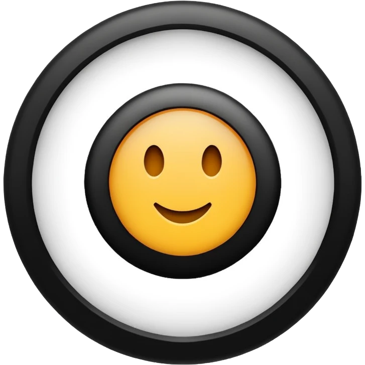 Draw a circle with a blank checkmark ☑️ emoji