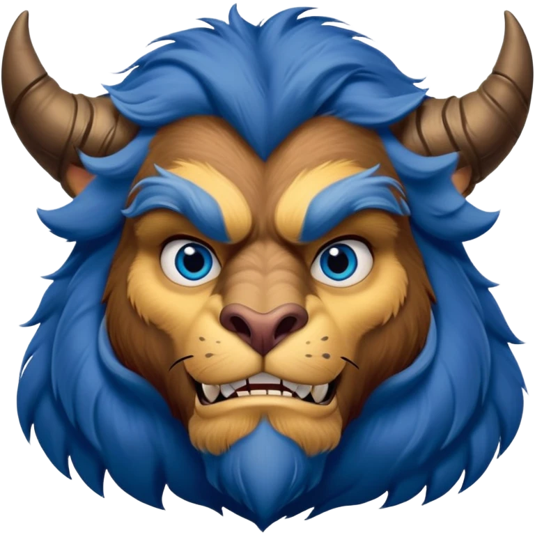 Beast beauty and the beast Disney face emoji