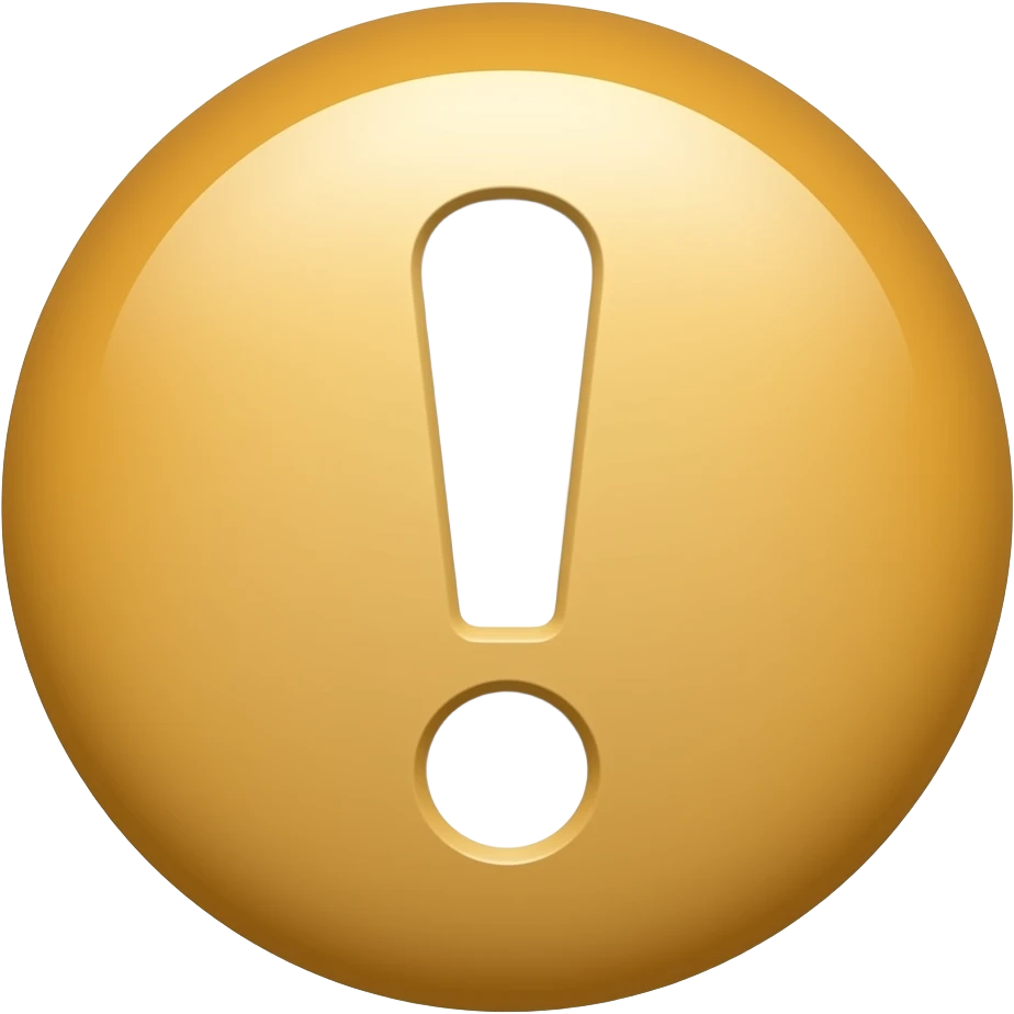 signo de exlamación emoji