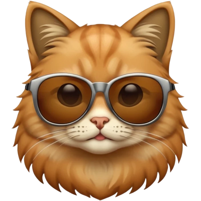 Cat wearing sunglasses emoji