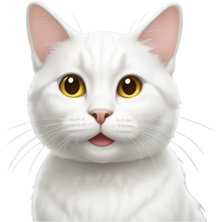 White cat  emoji
