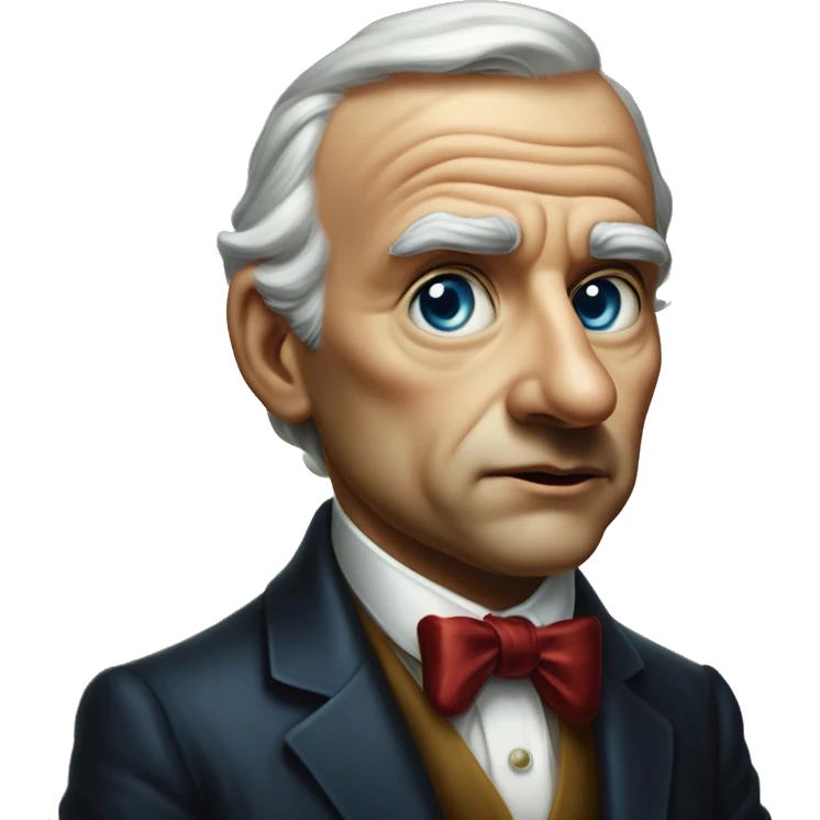 American politician in Uncle Scrooge style, oil paint, mysterious eyes, intricate lips, masterpiece portrait, beautiful, desirable, logical emoji