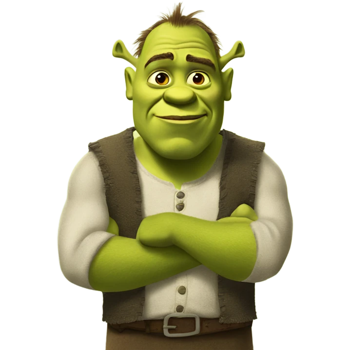 Shrek with long nails emoji