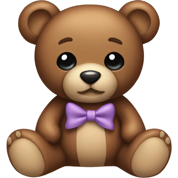 Teddy bow emoji
