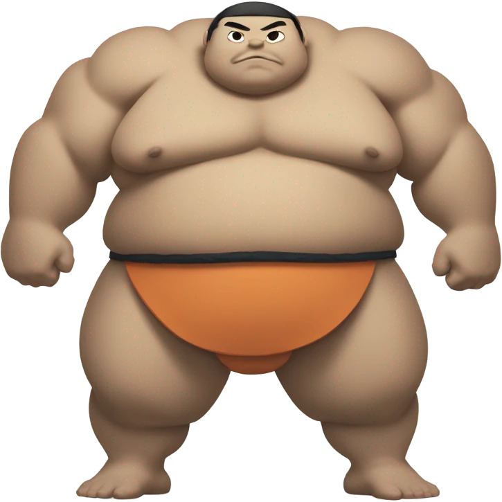 Two sumo wrestlers emoji