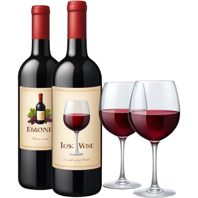 wine bottle  emoji