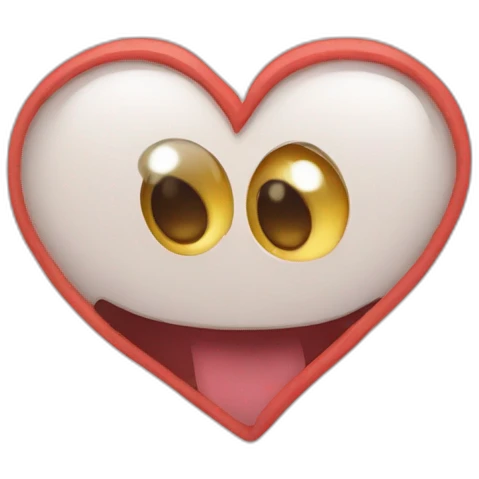 Bentrix ojos de corazón  emoji