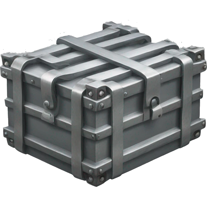 metal box with two axles coming out of it on its two sides emoji