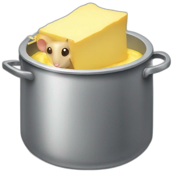 rat churning butter emoji