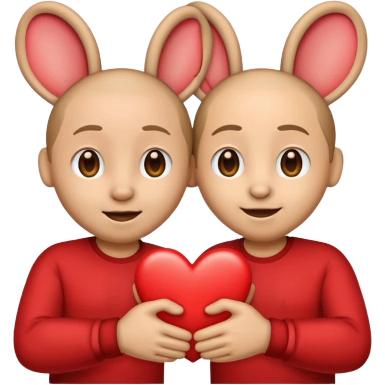 emoji that shows respect heart big ears and shaking hands emoji
