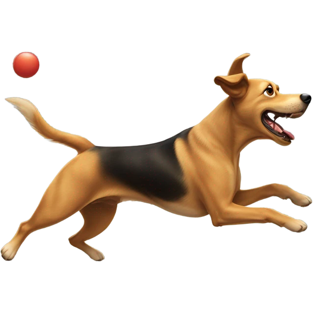 Dog playing  emoji