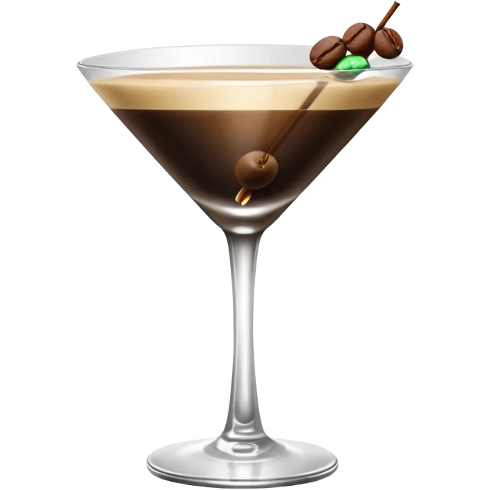 espresso martini cocktail ultra hd k emoji