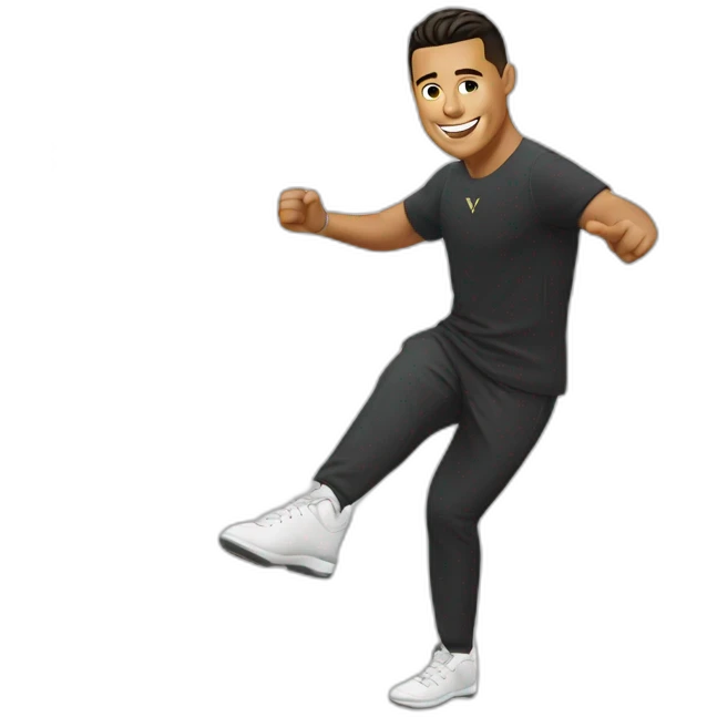 Ronaldo qui danse emoji