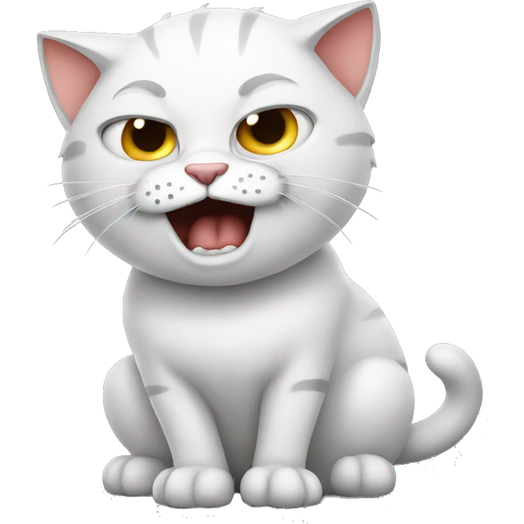 Mad cat emoji