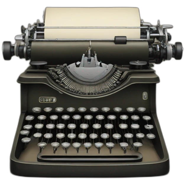 Old typewriter emoji