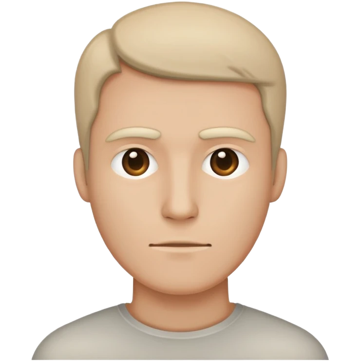 Faceless man emoji