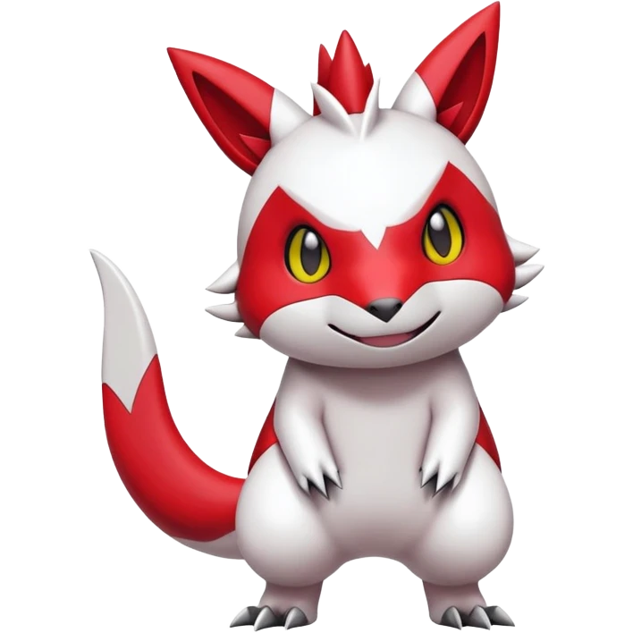  Cute Guilmon-Zangoose-Fakémon-hybrid-creature (full body)  emoji