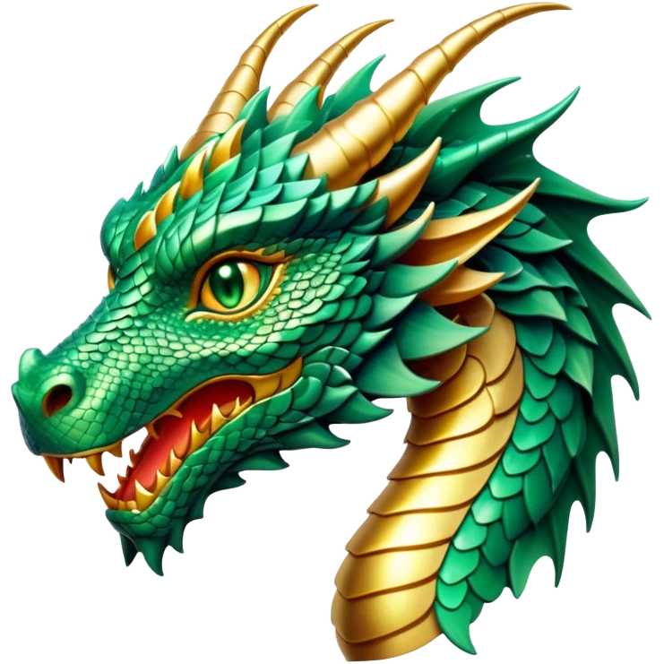 cinematic-noble-dragon-portrait-emoji,-poised-and-majestic,-with-a-sinuous,-elongated-body-covered-in-intricately-detailed,-shimmering-scales-in-hues-of-emerald-and-gold,-and-piercing,-fiery-eyes-that-reflect-ancient-wisdom; emoji