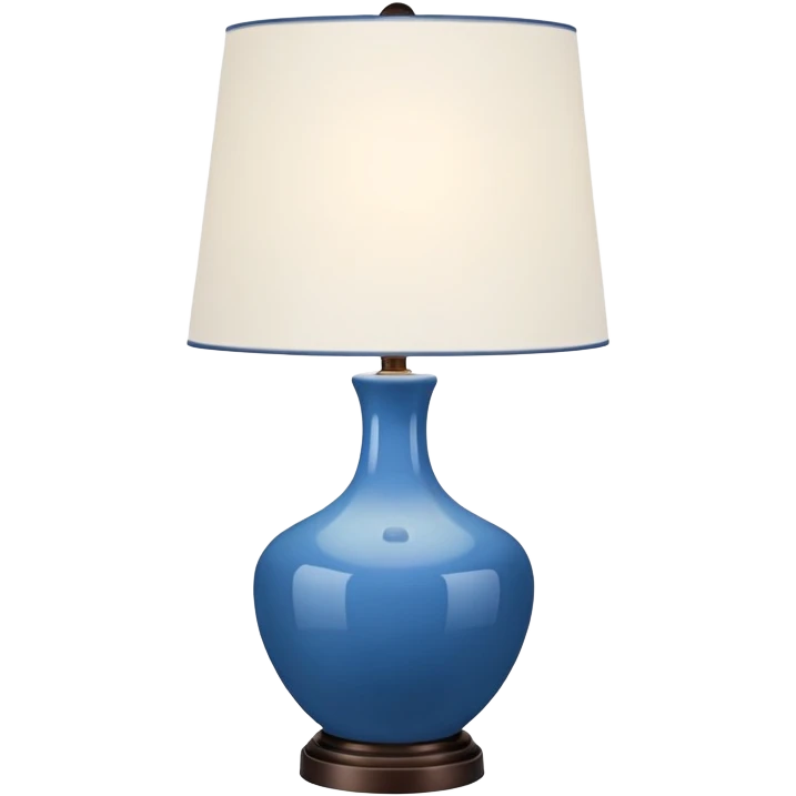 blue table lamp  emoji
