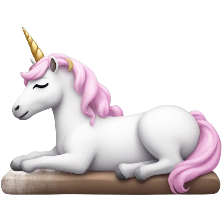 Unicorn being chill emoji
