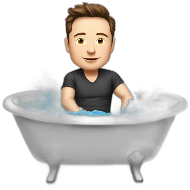 Elon Musk Waschbecken emoji