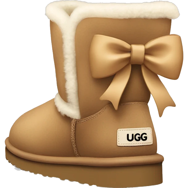 ugg’s with bow emoji