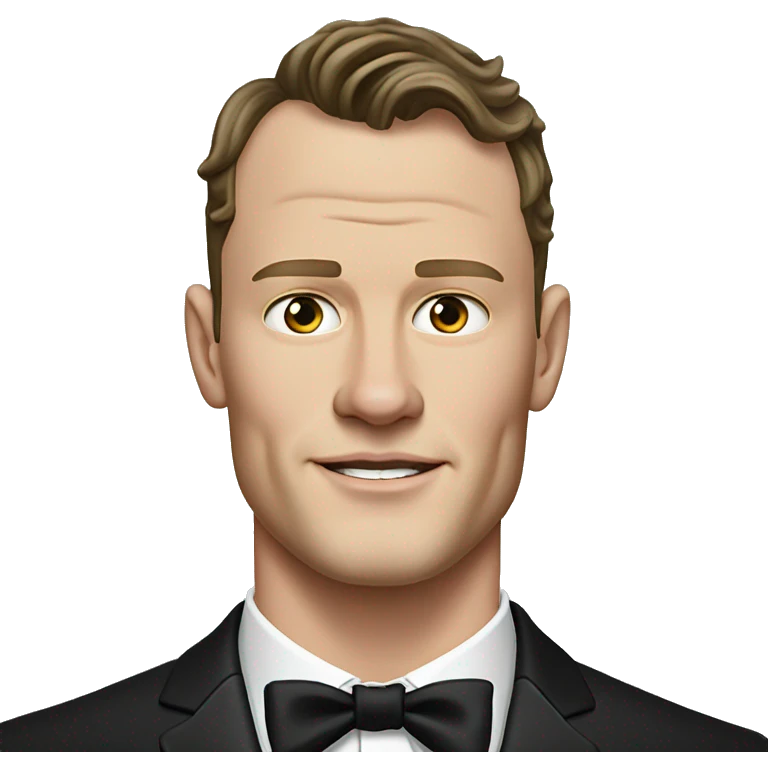 Jonathan Toews in black tuxedo emoji