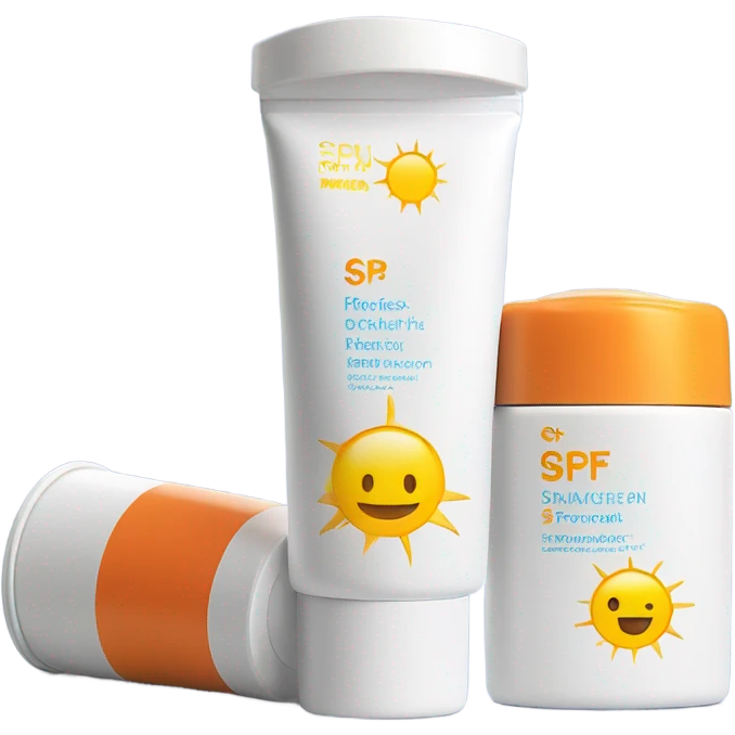 Sunscreme emoji