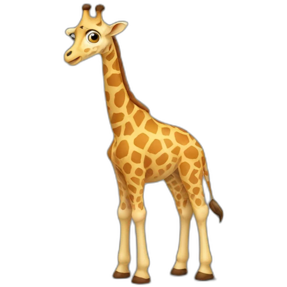 Short giraffe comedy standup emoji