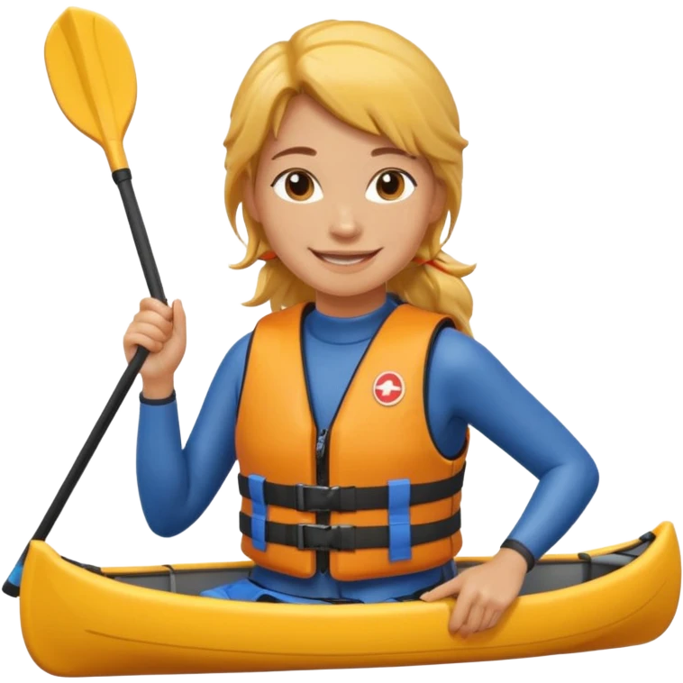 woman canoeist emoji