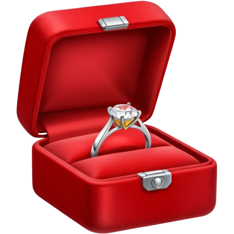 diamond ring in a red box emoji