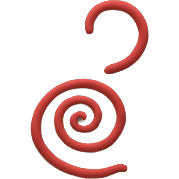 red spiral notebook emoji