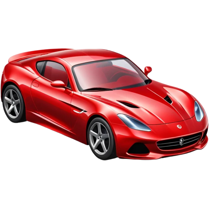 sleek sports car emoji