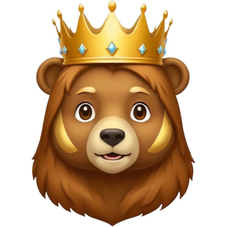 Queen bear emoji