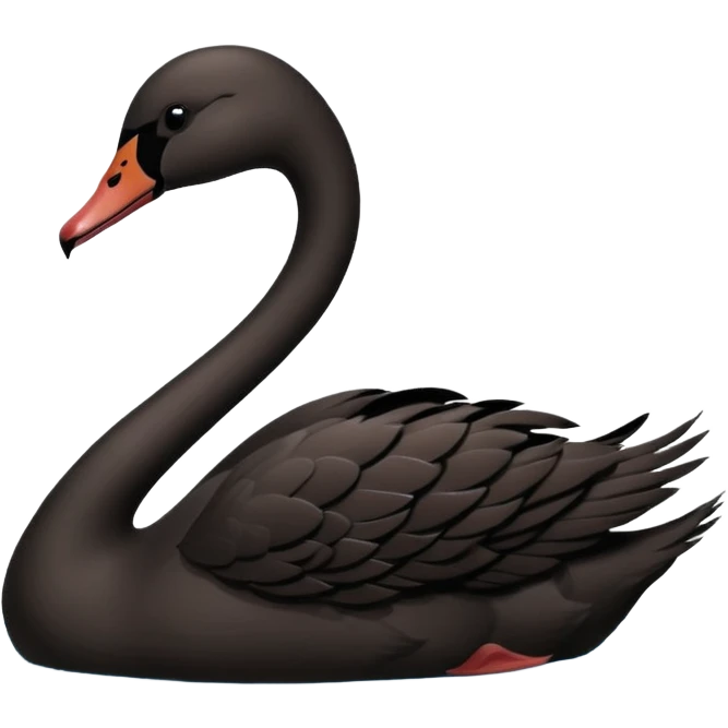 Black swan emoji