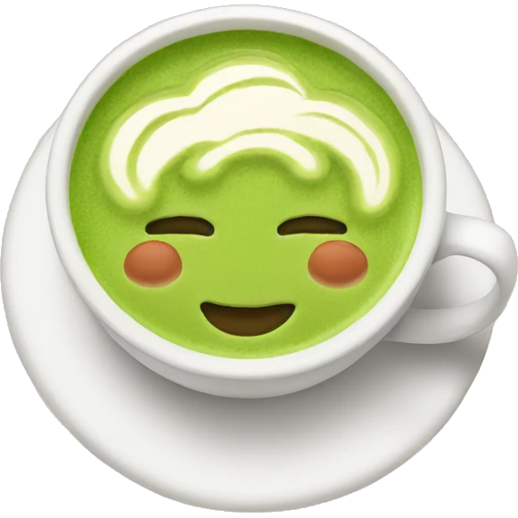 Matcha latte  emoji