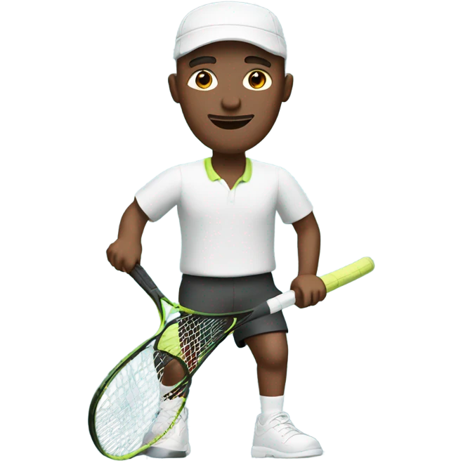 Man with a tennis raquet emoji