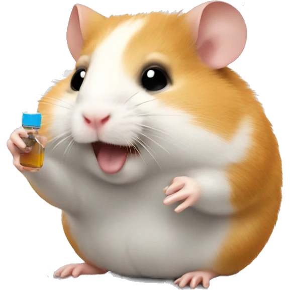 hamster vaping emoji