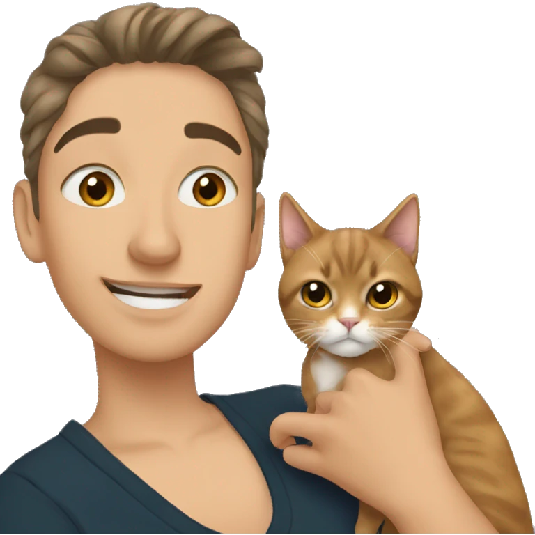I and my cat emoji