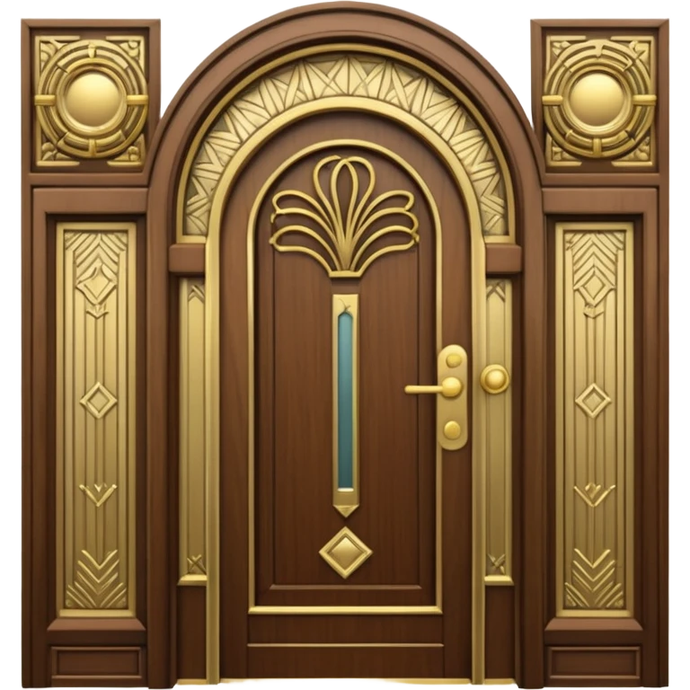 Art Deco style door emoji