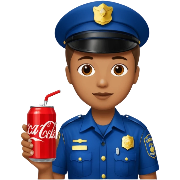 Coca cola police emoji