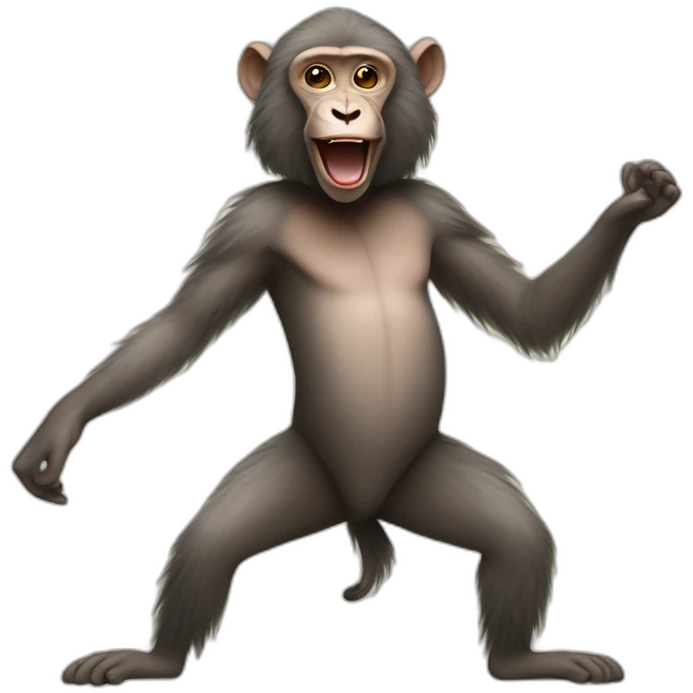 Dancing Baboon  emoji