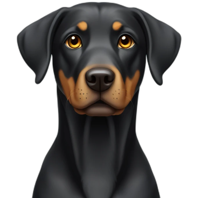 labrador crossed with beauceron emoji