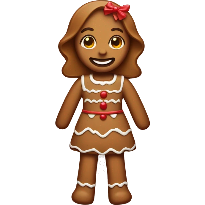 Gingerbread girl  emoji
