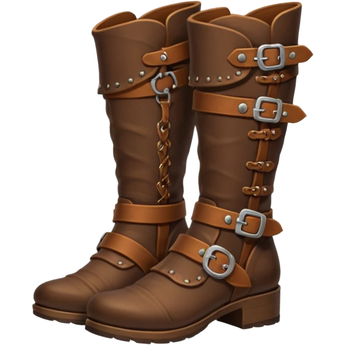 medievil boots, fantasy adveture boots, female emoji