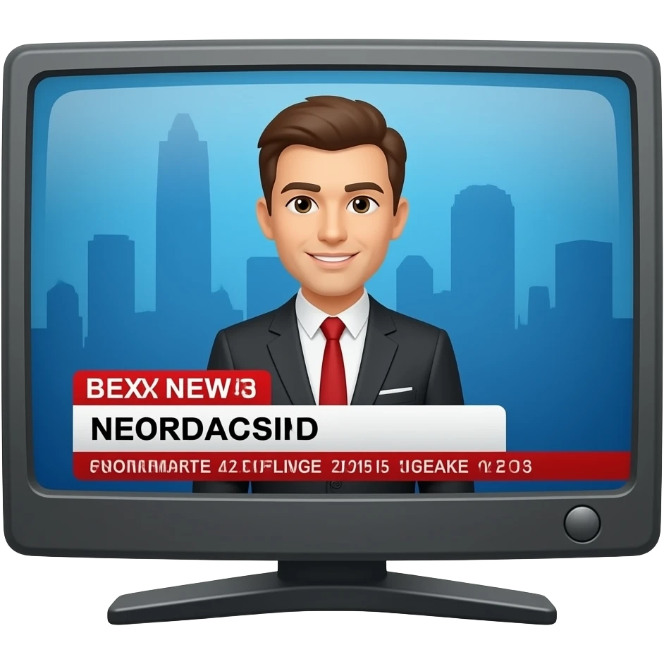 A TV with News emoji