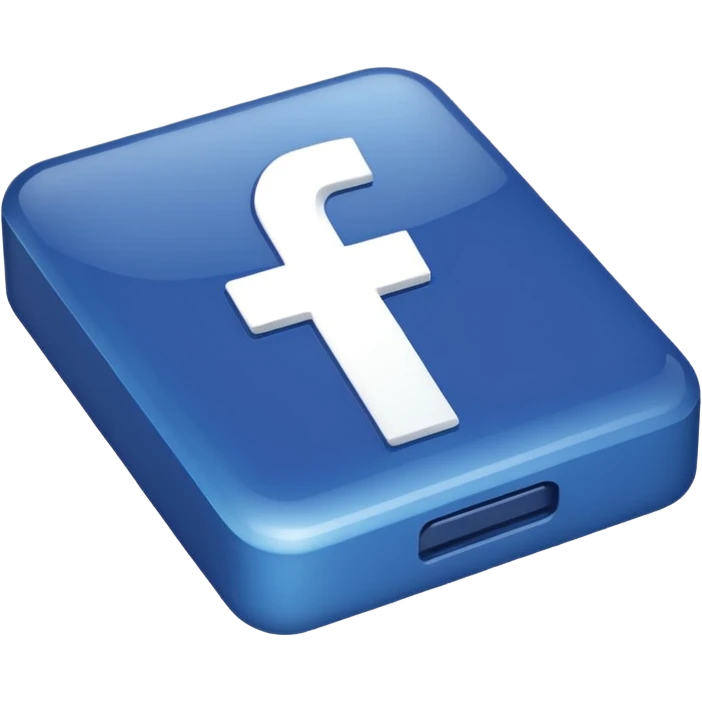 Facebook bagde blue emoji