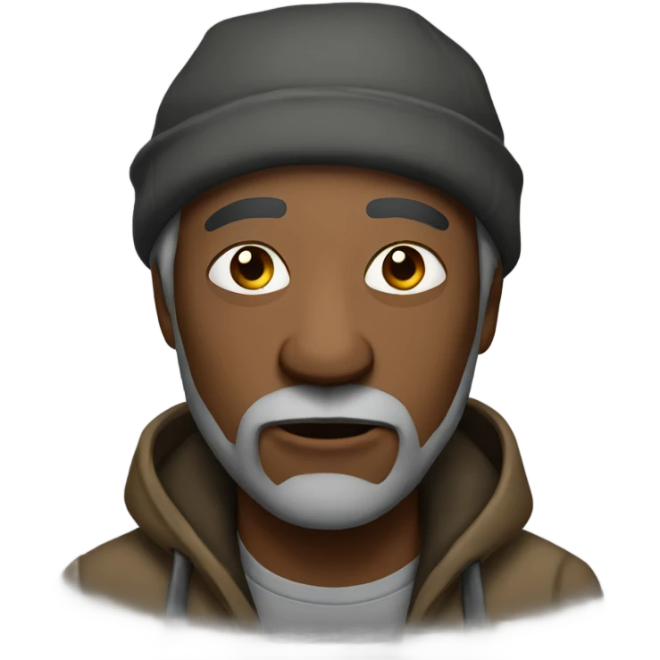 homeless man emoji