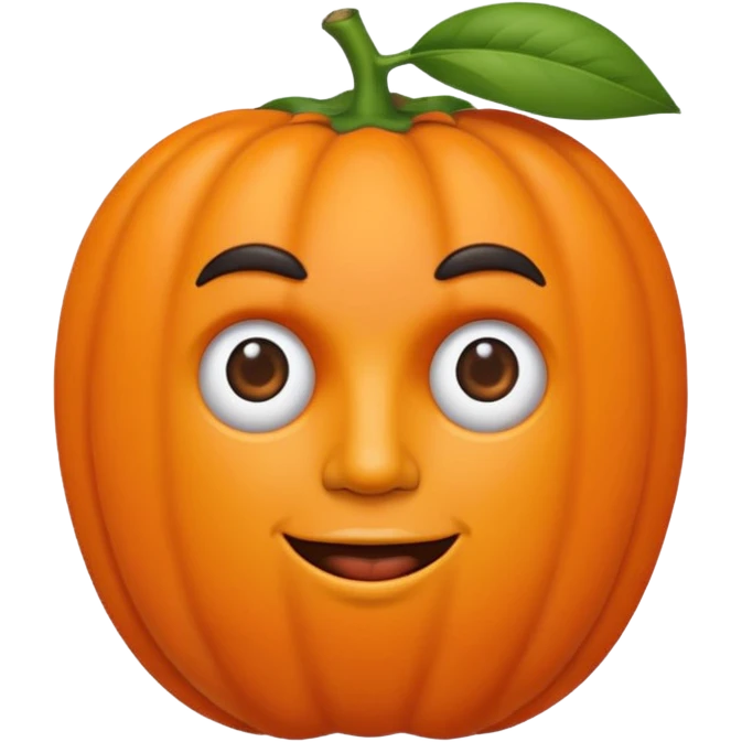 Hace la fruta albaricoque emoji