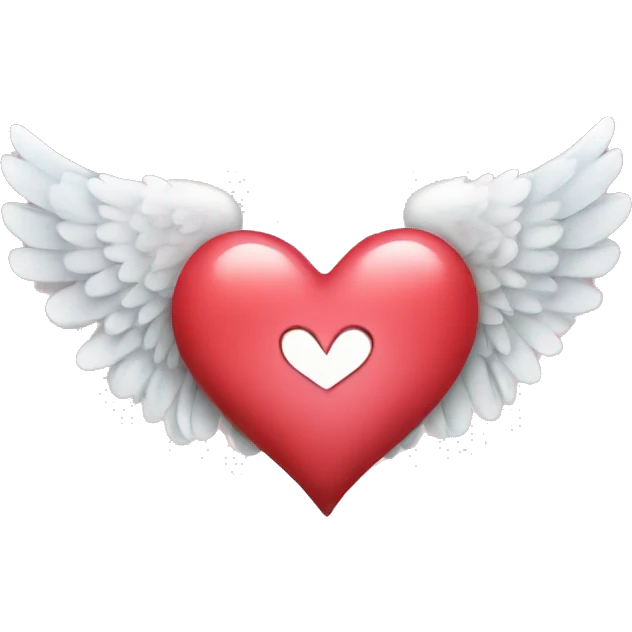 heart with angel wings emoji